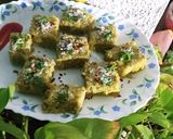 A picture of step 9 of Green Dhoklas goodness of coriander and mint.