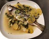 Une image de l'étape 16 de Truites aux oignons nouveaux,pignons de pin et citron confit.