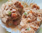 Hình bước làm 4 của món Muffin xúc xích rau tổng hợp