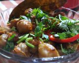A picture of step 8 of Chole masala.