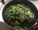 A picture of step 4 of Miso soup.