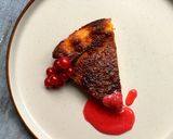 A picture of step 2 of Burnt Basque cheesecake.