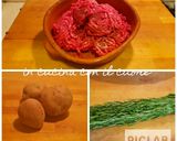 Foto del passaggio 1 della ricetta Hamburger in crosta di patate ♡