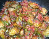 Foto langkah ke 4 dari resep Sambel terong pedas manis.