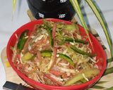 A picture of step 8 of Thai Salad with Peanut Dressing 🥗🥗.