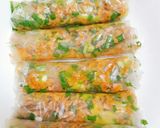 Hình bước làm 2 của món Bánh tráng chiên giòn