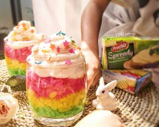 Rainbow cendol cheese - Step 5