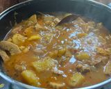 A picture of step 3 of Jackfruit prawn curry kolkata style.