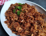 Foto langkah ke 6 dari resep Gepuk Ayam Suwir Serundeng.