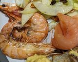A picture of step 3 of Air fryer prawns.
