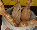 A picture of step 4 of Guatemalan-Style Chipilín Tamalitos.