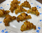 Foto del paso 4 de la receta: Croissants rellenos de chocolate airfryer