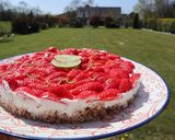 Une image de l'étape 6 de Cheesecake aux fraises.