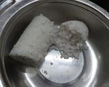 A picture of step 3 of White Puttu.