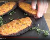 A picture of step 7 of Welsh rarebit.