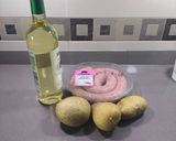 Foto del paso 1 de la receta: Butifarra con patatas y vino blanco (Airfryer)