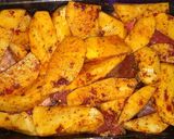 Foto del paso 1 de la receta: Papas con pimentón+carne al horno