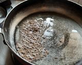 A picture of step 3 of Bhagar upma for fasting.