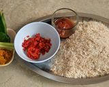 Foto langkah ke 1 dari resep Ayam Serundeng Kelapa Pedas Manis.