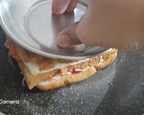A picture of step 5 of Cheesy Twist Veggie Sandwich.