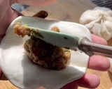 A picture of step 4 of Pork Dumplings and wrapper.