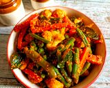 A picture of step 5 of Mixed Vegetable Pickle.