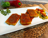 Foto del paso 4 de la receta: Tofu glaseado con naranja 🍊 y verduras🍲(apto para veganos 🌱)