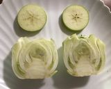 A picture of step 2 of California Farm Fennel Steaks with Ham & Cheese.