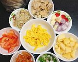 Hình bước làm 1 của món Cơm Chiên Mắm Ruốc Thái Lan
