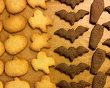 Foto del paso 8 de la receta: 27.🍪Galletas de vainilla y chocolate para Halloween🕸👻