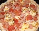 Foto del paso 6 de la receta: Tarta jamón, queso, berenjenas y tomate