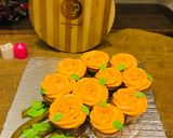 A picture of step 7 of Orange cupcakes.