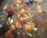 A picture of step 5 of Kung Pao Chicken.