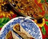 Foto del paso 5 de la receta: Tacos de berenjenas 🍆 y zucchinis