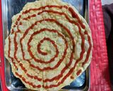 A picture of step 1 of The papadpuri chat.