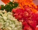 Foto del paso 2 de la receta: Ensalada de Garbanzos Aliñada con Tahini