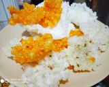A picture of step 6 of Steamed Sabudana Papad.