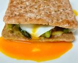 A picture of step 6 of My healthy Breakfast, Avocado,Garlic Asparagus & Poached Egg.