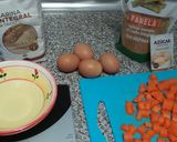 Foto del paso 1 de la receta: Bizcocho, sin refinados, de zanahoria