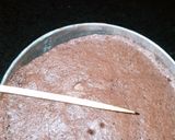 A picture of step 4 of One pound chocolate sponge without oil.