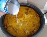 Hình bước làm 5 của món Bún cà ri gà
