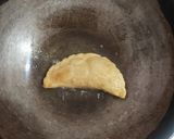 A picture of step 9 of Shravan special sweet Puran Kadubu.