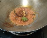 A picture of step 3 of Falahari Matar Paneer..