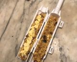 Foto del passaggio 2 della ricetta Maki di panettone con gelato di crema e rum