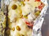 Pescado empapelado con ostiones