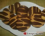 Φωτογραφία βήματος 10 της συνταγής Cookies δίχρωμα leopard και ζέβρα