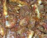 A picture of step 3 of Mutton karahi/shinwari karahi.