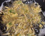 A picture of step 3 of Kadhi pakoda with Rice.