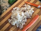 Arroz basmati con bacalao