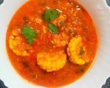 A picture of step 7 of Corn curry.
